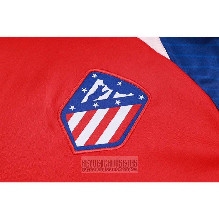 Chandal del Atletico Madrid Manga Corta 2023-2024 Rojo - Pantalon Corto